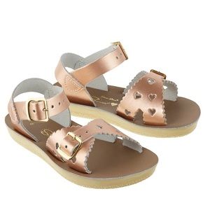 Heart Sandals sun sweet saltwater sandals by Hoy 3 rose gold